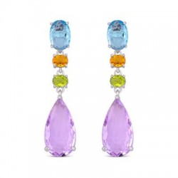Pendientes plata Luxenter