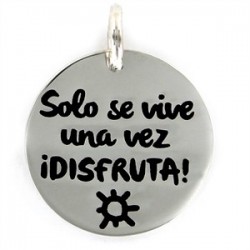 Colgante My Life plata